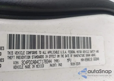 2012 Dodge Journey Se/Avp из США, поврежденный, VIN 3C4PDCAB4CT178344